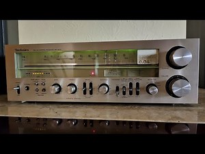 Super rare Technics SA-500 receiver, a little hearing test.