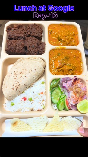 The Full Plate on Instagram: "Today’s Lunch At Google ❤️😋 #viral #trend #google #lunch #instamood"