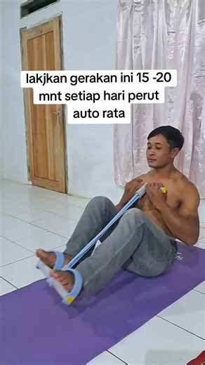 olahraga pake tummy trimmer dirumah bikin perut auto rata #workout #perutbuncit #fypシ゚