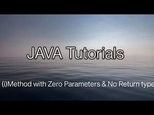 Functions with no parameters and no return type in java