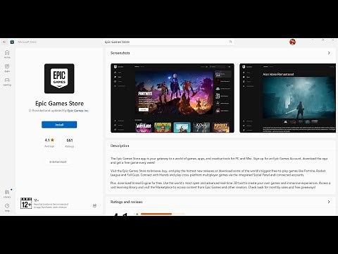 Fix Epic Games Store/Launcher Not Installing From Microsoft Store On Windows 11/10 PC