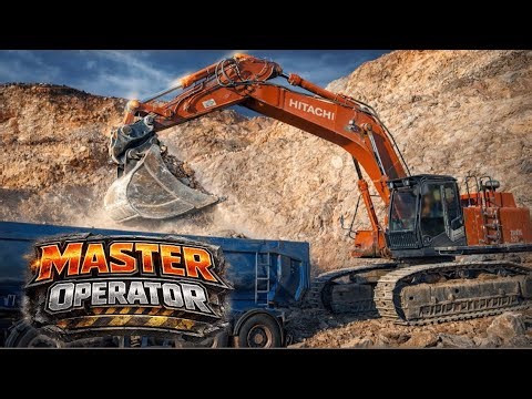 This Hitachi 520 LCH Excavator Makes Rock Loading Look Easy