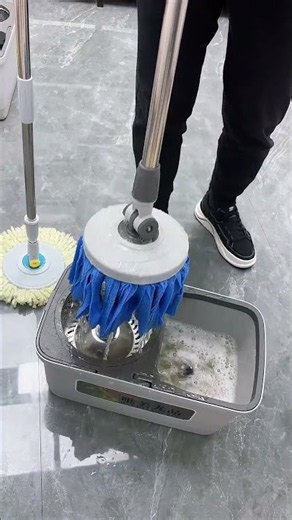 🧼 Spin Mop | 360° Easy Wring Floor Mop | Smart Cleaning Tool Review | #Mop #Shorts #asmr 13
