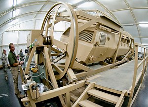 This is How Armored Vehicle Rollover Training Machines and Simulators Work