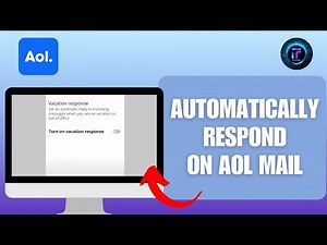 How to Automatically Respond on AOL Mail | Set Up Automatic Replies in AOL 2024