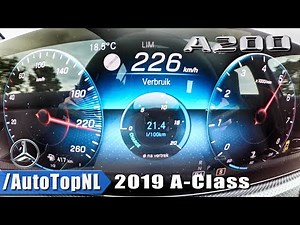 Mercedes Benz A Class 2019 A200 0-226km/h ACCELERATION & TOP SPEED by AutoTopNL