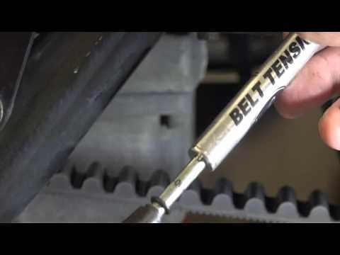 Harley drive belt deflection measurement