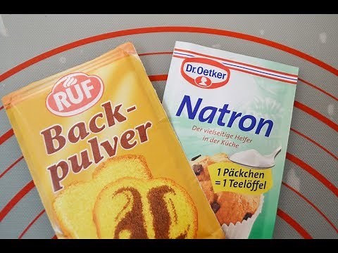 Backen Basiswissen: Backpulver vs Natron