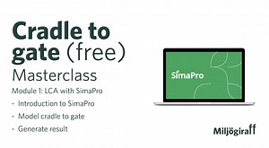 Course in SimaPro with Miljögiraff