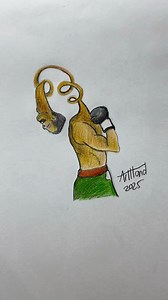 He Ate his own Punched 😳😬 #arthand #fyp | Art Hand