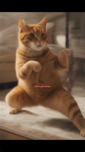 The Mantis Cat #cat #kungfu