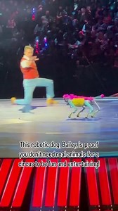 2.8K views · 48 reactions | Animal-free circuses are the way to be! Real animals don't want to be trapped in cages, carted around the country, and forced to perform. But robots—like Bailey—are made to entertain ✨ Learn more about why real animals don't belong in the circus   https://peta.vg/3vii | PETA Kids | Facebook