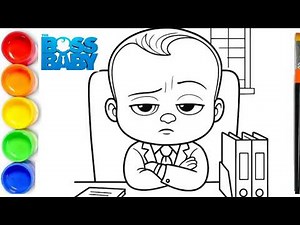 Drawing Boss Baby | Boss Baby Cartoon Drawing