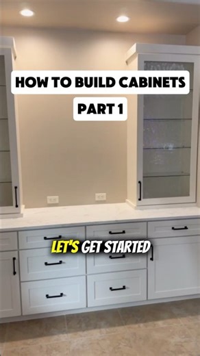 How to build cabinets full guide #fyp #diy #woodworking #howto #homeimprovement #woodwork #carpentry