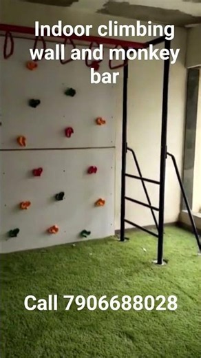 Indoor Ninja Playground Setup | Climbing Wall & Monkey Bars | Mountwood Co #Shorts