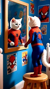 373K views · 6.3K reactions | Brave Kitten in Spider Costume Saves Dad from Giant Robot! 烙 #CatAdventure #SpiderCat #BraveKitten #RobotAttack #CatHero #EpicCatStory #FunnyCatVideo #CatDad #CatVsRobot #CuteCat #ViralCats #CatCostume #CatBlast #HeroCat #USA #TrendingCat | Animation.03 | Facebook