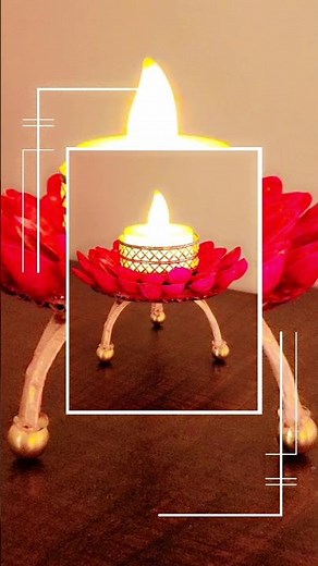 How to make diya at home |Recycling waste materials at home |Diwali decoration ideas|DIY home decor🥰