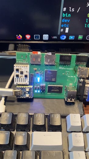 Dual video & Linux booting #fpga #hdmi #vga #linux