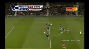 Manchester United 2-1 Stoke City Highlights and All Goals Chicharito with an Amazing Goal and stunning curling shot From Nani Brilliant Goal