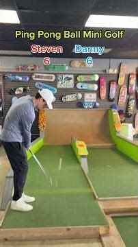 Ping Pong Ball Mini Golf (Holes 3-4)