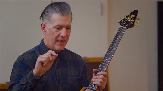 Keith Nelson plays a riff on one of his most distinct guitars called "The Wing". Watch the full episode of "GibsonTV The Collection: Keith Nelson" as part of AXS TV's National Guitar Day Celebration, premiering all day long this Tuesday on AXS TV! | AXS TV