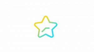 Animated bonus time gradient ui icon. Expiry date. Reward. Seamless loop HD video with alpha channel on transparent background. Line color user interface symbol motion graphic animation
