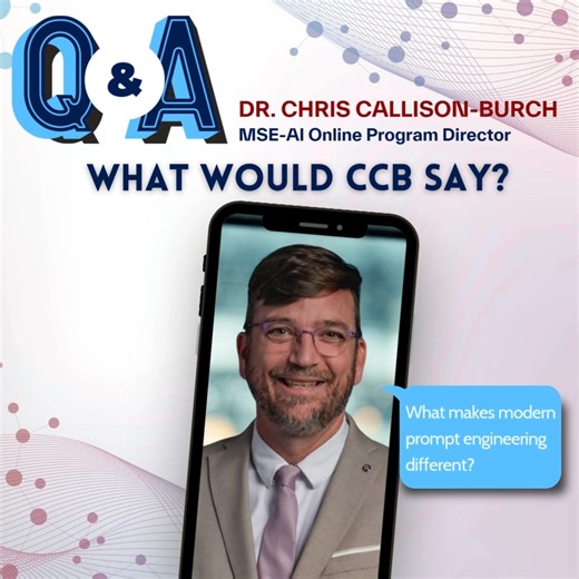 ️ What Would CCB Say? Q: What makes modern prompt engineering...