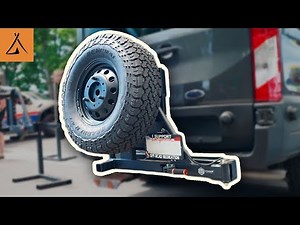 Hitch Mounted Tire Carrier by Rig'd