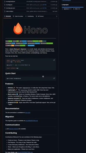 Hono - Você precisa conhecer esse framework web que está dominando o TypeScript (30k+ ⭐)