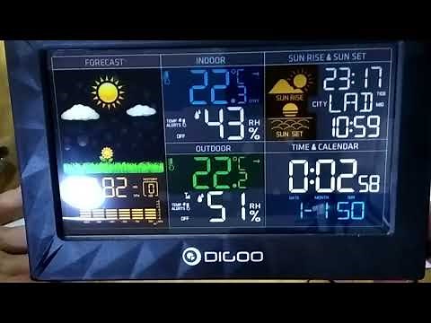 Estación meteorológica DIGOO DG-TH8988 Unboxing