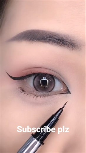 Easy Eyeliner Tutorial for Beginners | Natural & Perfect Eyeliner Look with Pencil#shorts#eyemakeup