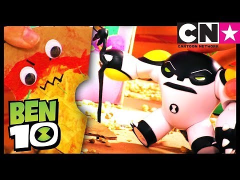 Ben 10 Toy Play | Cannonbolt's Pizza Party! 🍕 | Ben 10 Toys | Cartoon Network