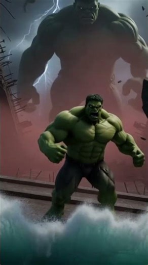 red hulk vs small red hulk attack on #redhulk #hulk #wildliferescue #epicfight