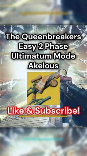 EASY 2 Phase Ultimatum Mode Akelous, The Siren's Current #destiny2 #destiny2thefinalshape #bungie