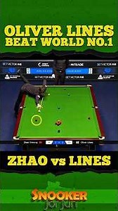Oliver Lines STUNS the World No.1|#shorts #youtubeshorts #trending #snooker #ding #juddtrump #ronnie