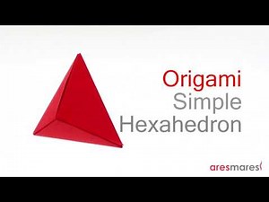 Origami hexahedron (easy modular)