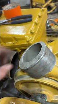 Caterpillar 3208 Marine Turbo hose installation trick 1