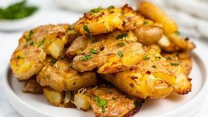 Crispy Smashed Potatoes Recipe - Mashed