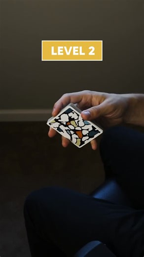@squareupshorts on Instagram: "Thumb Cut Variation (LEVEL 2) #cardistry #tutorial #beginner #shuffle #playingcards"