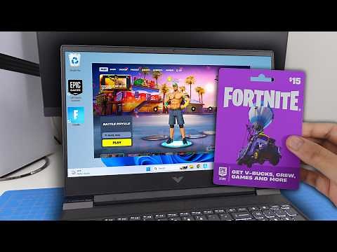 How to REDEEM FORTNITE V-BUCKS CODE on PC/LAPTOP (EASY METHOD)