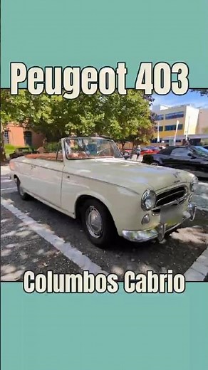 Peugeot 403 more than just Columbo’s company car