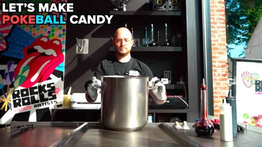 How We Made a PokeBall (in Candy)