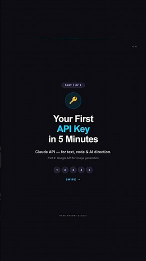 1/2 of the API Key series.How to Get Your First API Key in 5 Minutes (stop paying for subscriptions)
