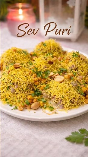 Sev Puri 😍 Crispy & Tasty Street Food | Easy Chaat Recipe