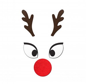 Reindeer Boob Kit Pasties: Rudolph Eyes Nose & Antler Nipple Cover by Pastease® - Etsy