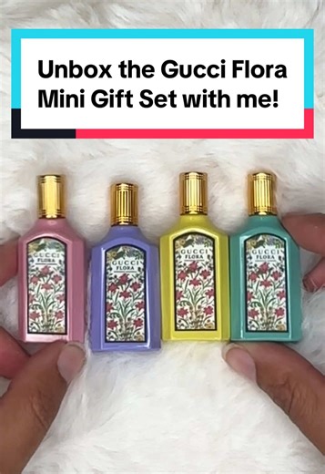 Unboxing My Mini Gucci Flora Set!