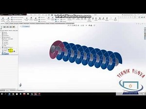 SOLIDWORKS SPIRAL DRAWING, MAKE SPIRAL TO METAL SHEET.
