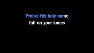 Karaoke O Holy Night - Glee - CDG, MP4, KFN - Karaoke Version