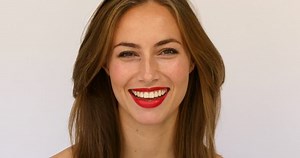 Flirting beauty blowing kiss to camera