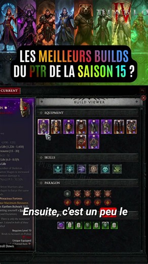 Diablo #00518 best ptr s15 builds SHORT necro